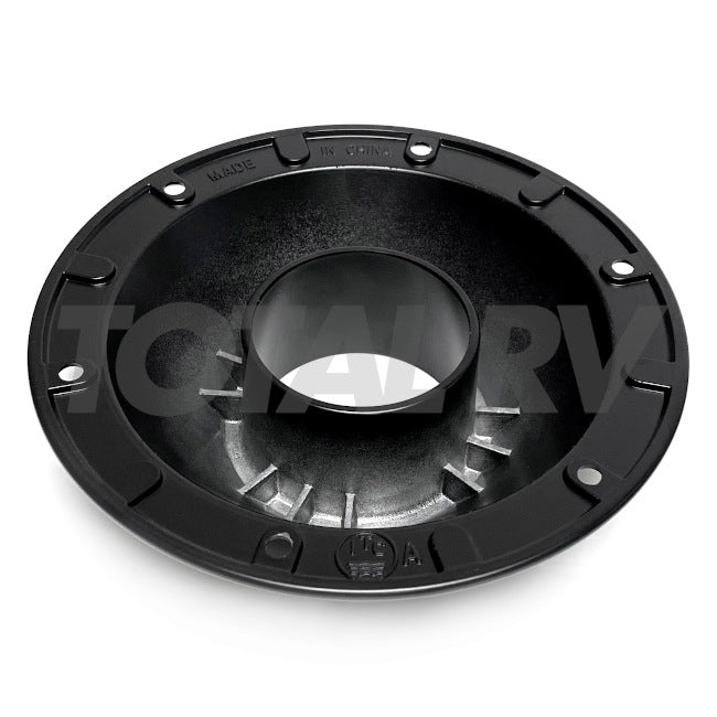 RV Table Leg Base Black Aluminum 2.25" Cutout | Total RV Supply