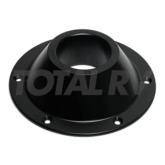 RV Table Leg Base Black Aluminum 2.25" Cutout | Total RV Supply