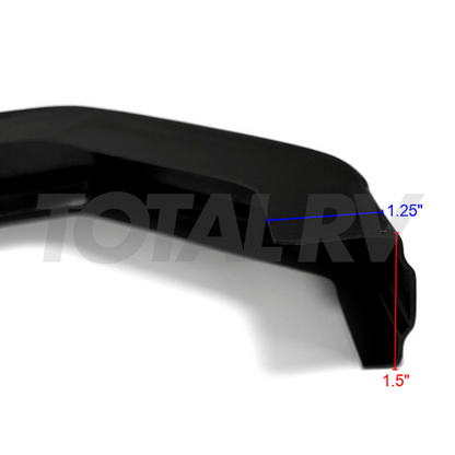 RV Black ABS Trim for RH Bottom Rear Cap 570107 | Total RV Supply