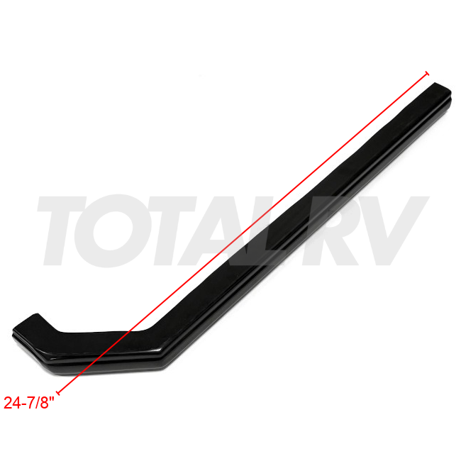 RV Black ABS Trim for RH Bottom Rear Cap 570107 | Total RV Supply