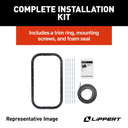 RV Window 48" x 29" 8800 Series Lippert V000358723 / 2025069041 | Total RV Supply