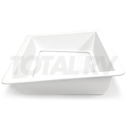 RV Inner Skylight Garnish for 14" x 22" Cutout, Side Angled Clear 630006 | Total RV Supply