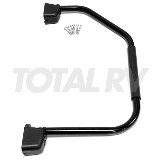 RV Exterior Lend-a-Hand Folding Grab Handle Black 590006 | Total RV Supply