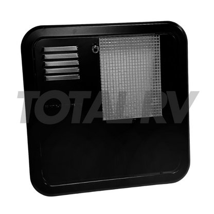 RV Suburban Water Heater Door Black 10/12/16 Gallons 810009 | Total RV Supply