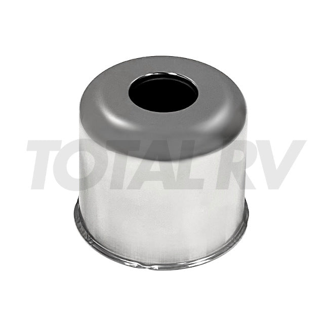 RV Stainless Steel Wheel Center Cap 4.885" for Trailer Tire 140002 | Total RV Supply