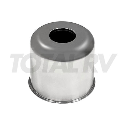 RV Stainless Steel Wheel Center Cap 4.885" for Trailer Tire 140002 | Total RV Supply
