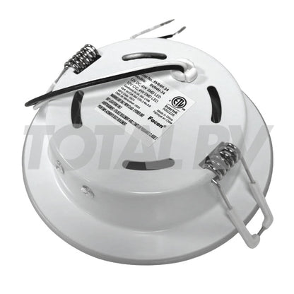 RV 4.5" LED Puck Light Recessed 12V 4W w/ Spring Clips 420246 | Total RV Supply