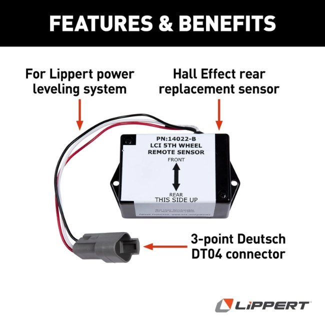 RV Lippert 232201 Leveling Remote Rear Sensor 160022 | Total RV Supply