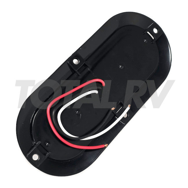 RV Red LED Tail / Stop Light 6" Oval 590011 | Total RV Supply