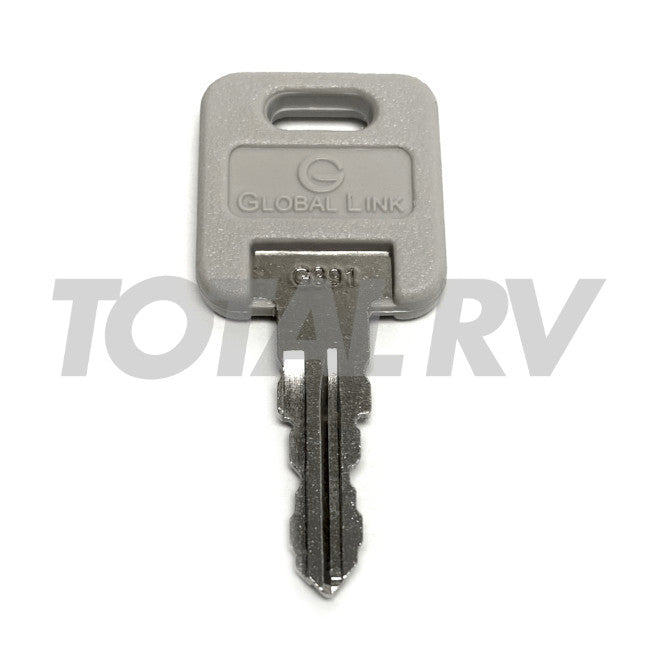 RV Key G391 for Baggage Door Locks, Two Pack | Total RV Supply