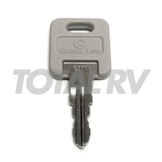 RV Key G391 for Baggage Door Locks, Two Pack | Total RV Supply