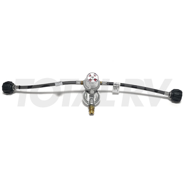 RV Cavagna Group LP-Gas Regulator 924N w/ Hoses (Replaces GR-9994XF) | Total RV Supply
