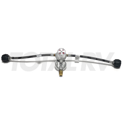 RV Cavagna Group LP-Gas Regulator 924N w/ Hoses (Replaces GR-9994XF) | Total RV Supply