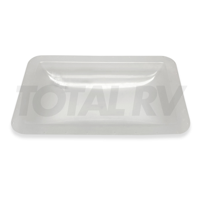 Outer Skylight for 14" x  22" Cutout, Clear/White | Total RV Supply