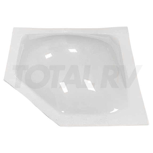 RV Neo Angle Skylight, Clear/Cracked Ice, 28" Flange | Total RV Supply