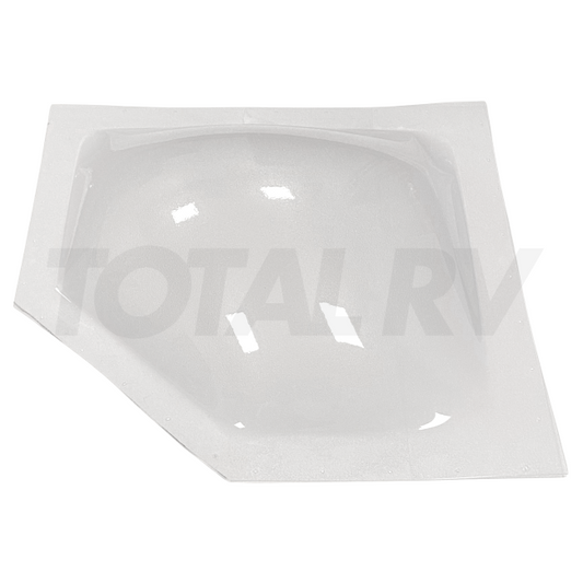 RV Neo Angle Skylight, Clear/Cracked Ice, 28" Flange | Total RV Supply