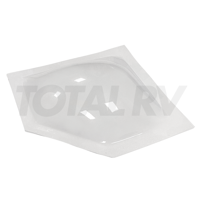 RV Neo Angle Skylight, Clear/Cracked Ice, 28" Flange | Total RV Supply