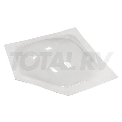 RV Neo Angle Skylight, Clear/Cracked Ice, 28" Flange | Total RV Supply