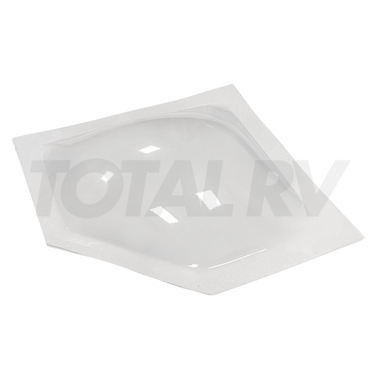 RV Neo Angle Skylight, Clear/Cracked Ice, 28" Flange | Total RV Supply